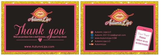 Autumn Lips Gift Cards